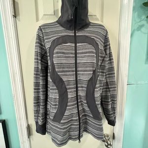 Lululemon Athletica zip jacket with hood